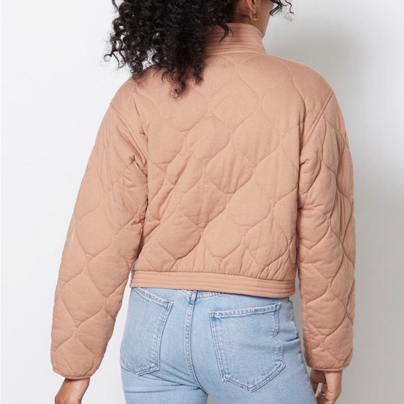 Z Supply Quilted Jacket in Saddle - Picture 2 of 7